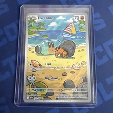 Pokemon Dwebble 129/086 Black Bolt Full Art Illustration Rare NM Condition on eBay