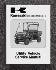 3010 2005 2006 2007 Service Manual, Shop Manual Kawasaki Mule 3010 Trans 4X4