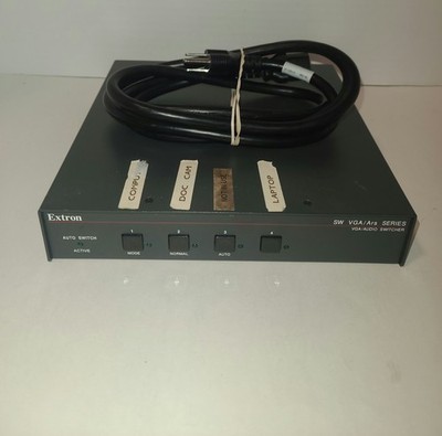 Extron SW2 VGA/Ars Series VGA/Audio Switcher with power cord