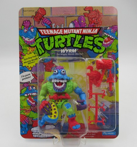 TMNT Wyrm 1991 Playmates Unpunched MOC Sealed Vint...