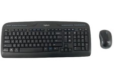 Logitech Y-R0067 Wireless Keyboard  Mouse Set Pre-Owned Sold As-Is