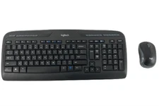 Logitech Y-R0067 Wireless Keyboard & Mouse Set Pre-Owned Sold As-Is