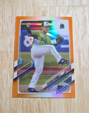 2021 Topps Chrome NPB YASUHIRO OGAWA Orange Refractor /25 #69 SP