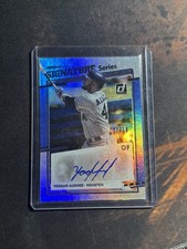 2020 Donruss Yordan Alvarez Signature Series AUTO Astros Blue #98/99