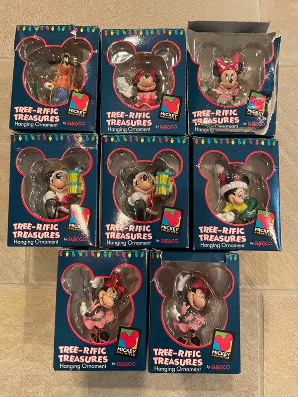 Vintage Disney Christmas Tree Ornaments