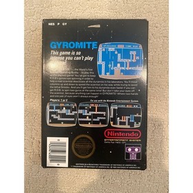 Gyromite - Nintendo NES - Complete In Box CIB - Very Rare Hangtab Intact