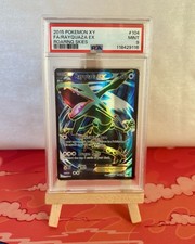 2015 Pokemon XY Roaring Skies Rayquaza EX 104/108 Full Art PSA 9 MINT ✨
