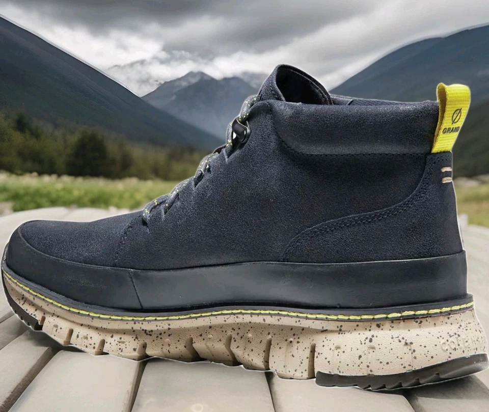 $149 Cole Haan Zerogrand Botas Chukka Resistentes Azul Pizarra Senderismo Hombres’s 11 Oxford Foto 2 de 4