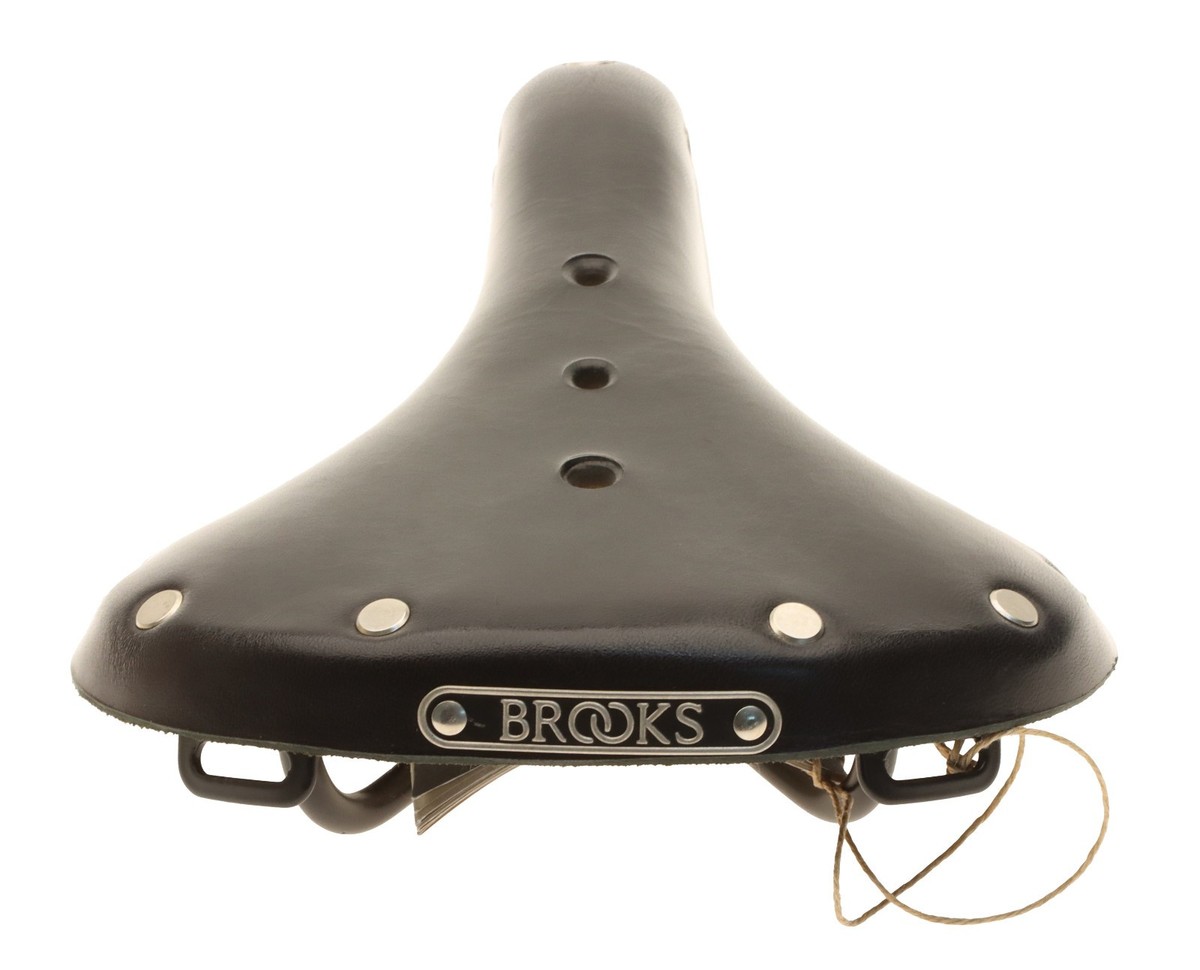 Brooks B17 Short Saddle Steel Rails Hard Leather Cover Black NEW