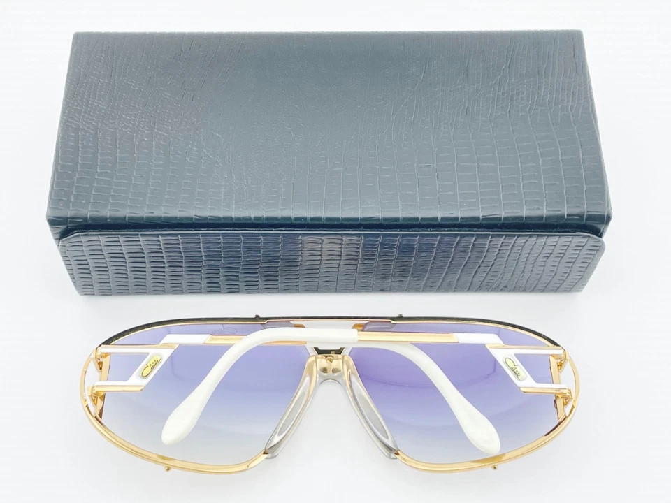 vintage CAZAL 907 col 332 white gold sunglasses W.Germany 906 rare Beyonce Jay Z - Bild 3 von 4