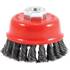 Forney 2-3/4 In. Knotted .020 In. Angle Grinder Wire Brush 72782 Forney 72782