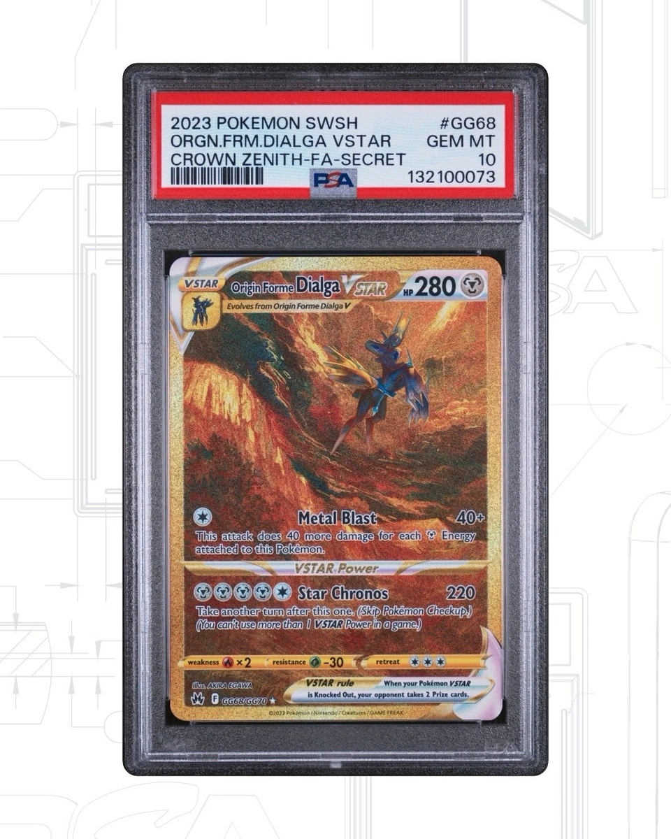25+ Origin Forme Dialga VSTAR GG68/GG70 Crown Zenith: Galarian