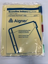 5 Dividers for 3 Ring Binder - Standard Index, Multicolor, 1 Count