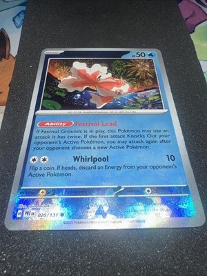 Goldeen  Masterball Holo Prismatic Evolutions Pokémon TCG Card 