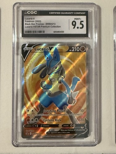 Lucario V graded CGC 9.5 for sale on eBay