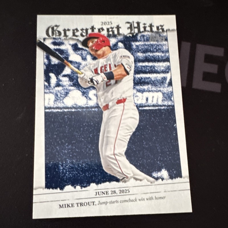 Topps 2026 Series 1 Mike Trout #350 Los Angeles Angels Baseball Card