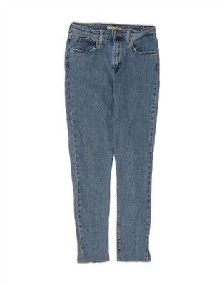 Levi's Damen 721 High Rise Skinny Jeans W28 L27 Blau Baumwolle DE82