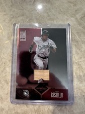 2004 Leaf Limited Bat Relic Timber /5 Luis Castillo Florida Marlins Card #92 MLB