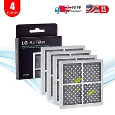 New LG LT120F ADQ73214404 Fresh Air Replacement Refrigerator Air Filter, 4 PACK