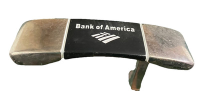 Strata Golf Bank Of America Blade Putter RH Steel Shaft 35'' Good Soft Wrap Grip