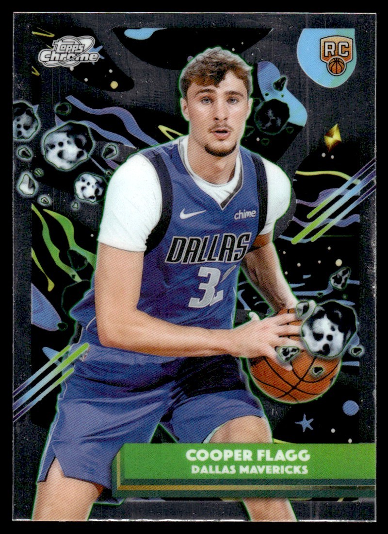 2025-26 Topps Chrome Cosmic Cooper Flagg Rookie Dallas Mavericks #12