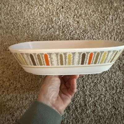 NORITAKE Progression MARDI GRAS 9019 (1) 9'' Oval Vegetable Bowl Porcelain Read 