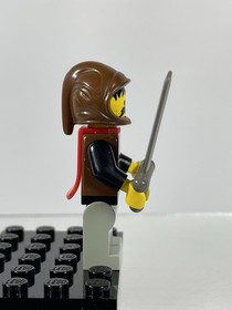 LEGO Minifigure Wolfpack cas252 Castle Black Knights 6086 6105 6038 6075