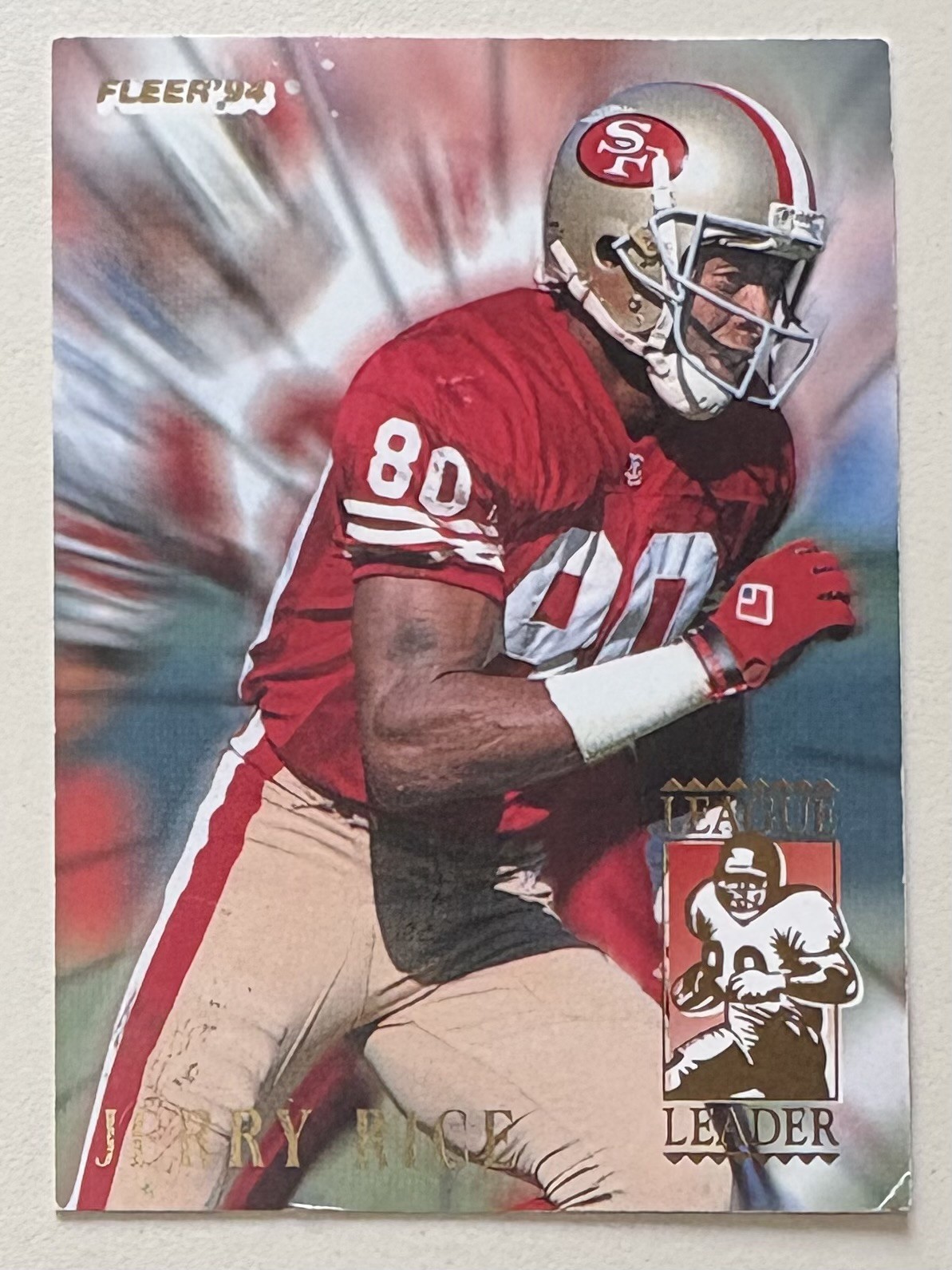 1994 Fleer - League Leaders Jerry Rice #5