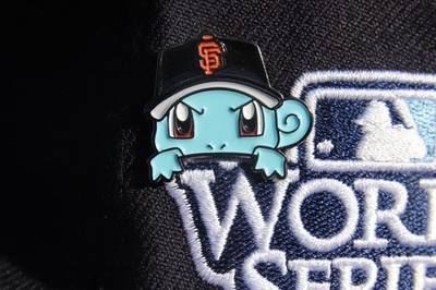 SF Giants x Squirtle Pokémon Peeker Pin bayfitteds San Francisco