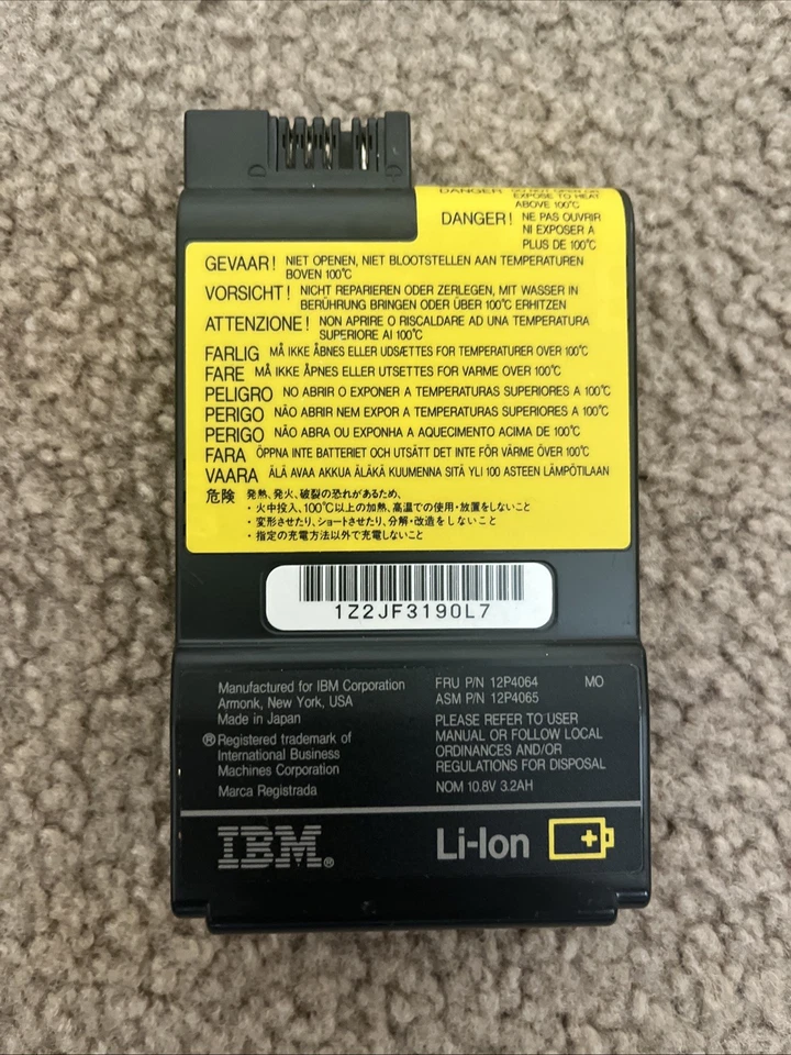 Batería para portátil IBM ThinkPad 600 600E 600D 600X 10,8 V OEM - 02K7018 Foto 2 de 4