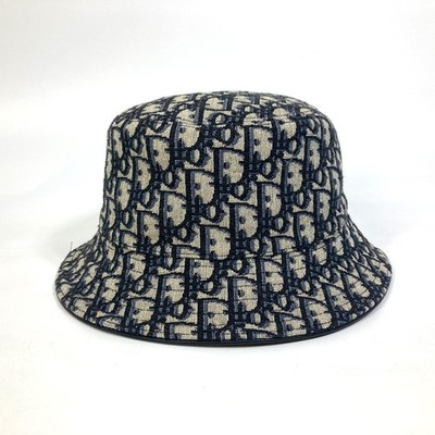 DIOR ハット　（Christian Dior）HAT Christian Dior 113C907A4502 Oblique bucket Bob hat hat Canvas
