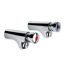 Inta Pair of Wall Mounted Non-Concussive Taps