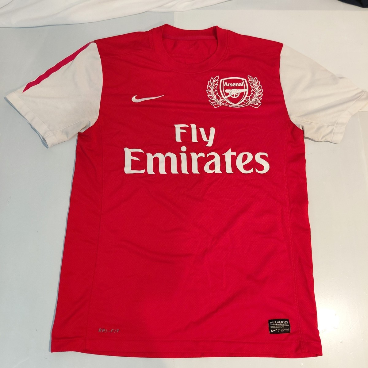 NIKE ナイキ arsenal アーセナル 125周年 ユニフォーム Nike Arsenal Dri-Fit Soccer Jersey Fly Emirates 125th Anniversary