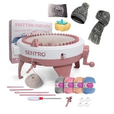 SENTRO Knitting Machine 48 Needles, Smart Weaving Loom with Row Counter, DIY ...