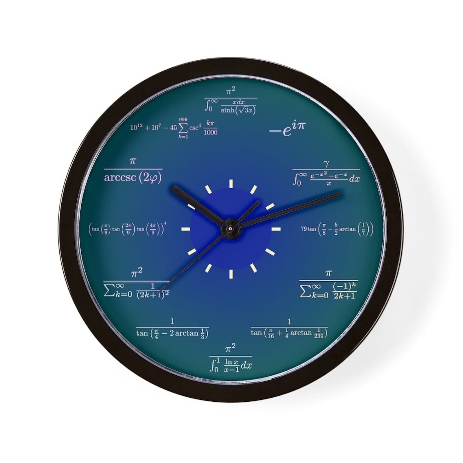 CafePress Math Clock 10" Wall Clock (1084621087)