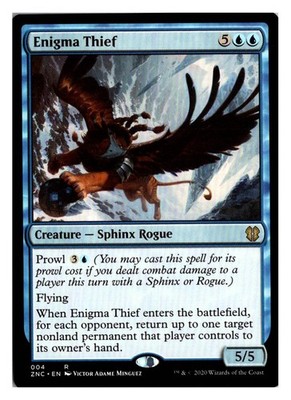 Magic MTG Enigma Thief 4 R Commander: Zendikar Rising English Card Near Mint