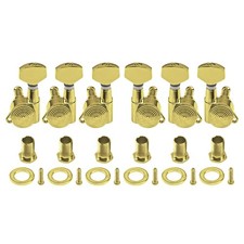 6Pcs Metal Guitar 3L3R Machine Heads Locking Tuning Key Pegs Tuners Replaceme...