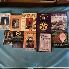 Witchcraft 10 Book Lot Wicca Pagan Witch Magic Tarot