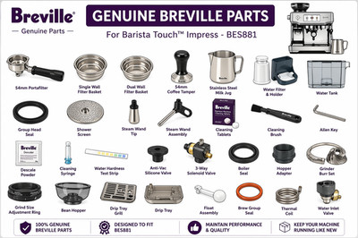 Genuie Breville Parts for the Barista Touch  Impress - BES881