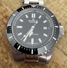 Montre Edox Neptunian, Automatique, Swiss Made, Full Set, Comme Neuve