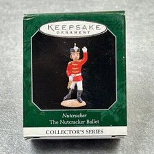 Hallmark Keepsake Nutcracker Soldier Miniature Christmas Ornament 1998 1.75"