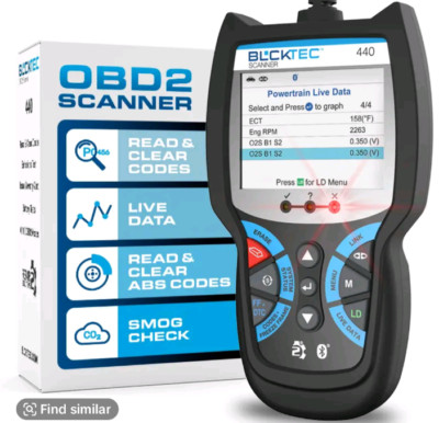 BLCKTEC 440 Bluetooth OBD2 Scanner Diagnostic Tool - Car Code Reader