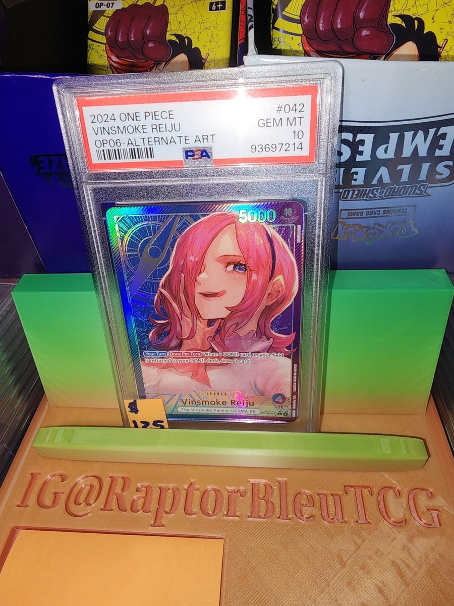 ワンピース カードゲーム 2024 ONE PIECE Vinsmoke Reiju #069 psa10 PSA 10 Vinsmoke Reiju OP06-069 Alternate Art Leader English One