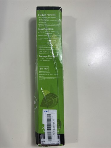 Soil Moisture Meter,Soil Hygrometer for Plants, Soil Water Gauge Meter Indoor - Picture 3 of 5