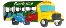 Puerto Rico Chinchorreo Bus Magnet Souvenirs * FREE SHIPPING