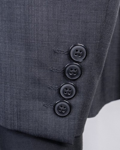 Bar III Herren grau Zweiteiler Wolle Anzug Jacke Größe 38 S Anzughose 30Wx32L - Bild 7 von 18