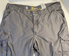 Carhartt Force Cargo Pants Gray 42/32 Relaxed Fit
