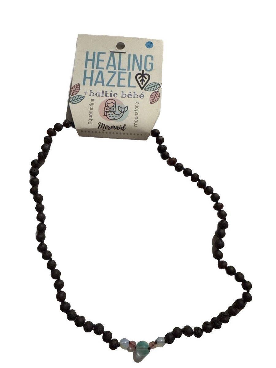 Genuine Beautiful Healing Reiki Infused Baltic Amber Necklace W/ Moonstone  18”