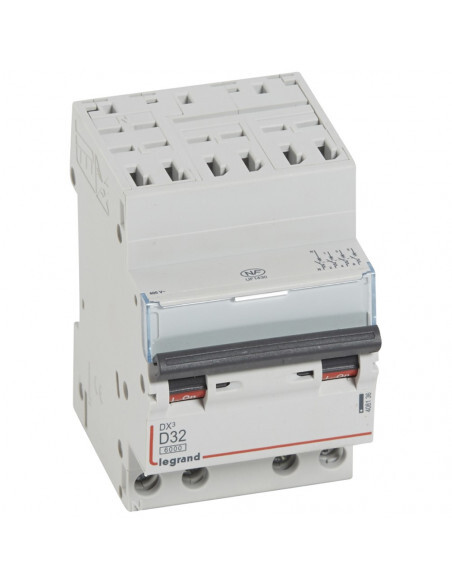 Disjoncteur DX3 Legrand 408136 résout les surcharges de pompe à chaleur courbe D32