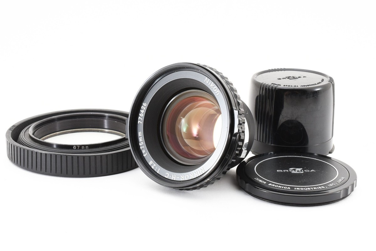 Zenza Bronica用レンズ Nikkor-H 50mm=f3.5 ニッコール-H 50mm=f3.5